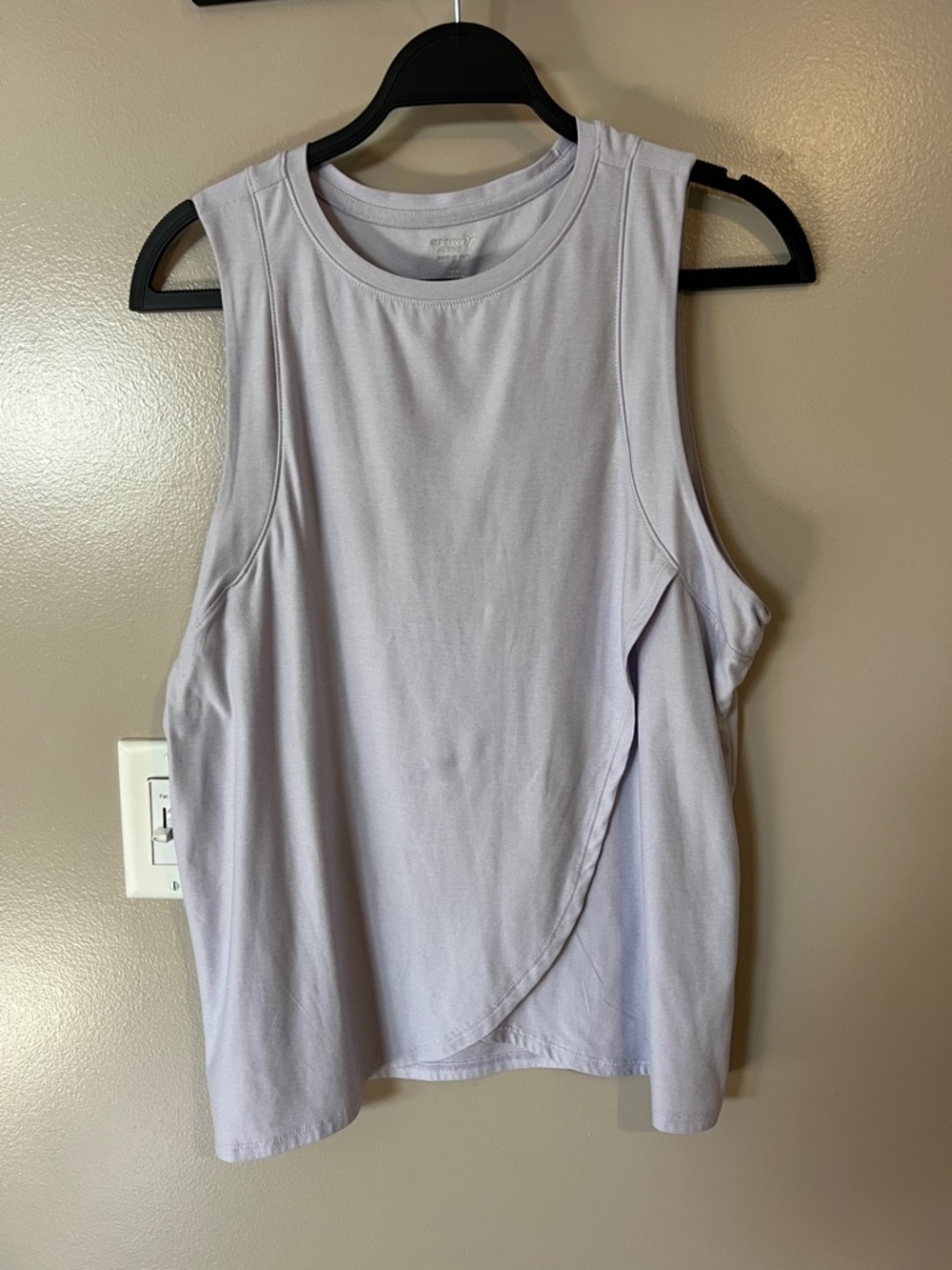 Old Navy Light Lavender Layered Muscle Tank